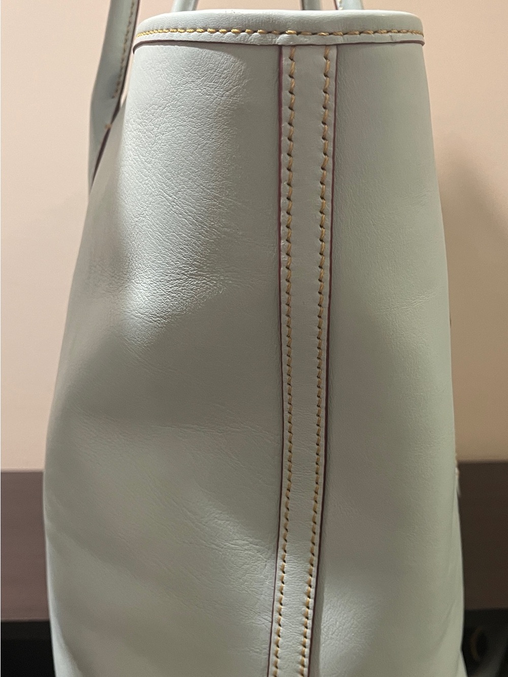 Dooney & Bourke Large Tote Pale Blue Florentine NWT - Picture 4 of 8